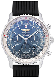 Breitling Navitimer 01 46mm Niebieski/Guma Ø46 mm AB012721-C889-252S-A20D.2