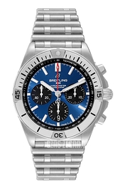 Breitling Chronomat B01 42 Niebieski/Stal Ø42 mm AB0134101C1A1