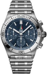 Breitling Chronomat B01 42 Niebieski/Stal Ø42 mm AB01344A1C1A1