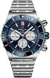 Breitling Super Chronomat B01 44 Niebieski/Stal Ø44 mm AB0136161C1A1