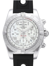 Breitling Chronomat 41 Biały/Guma Ø41 mm AB014012-A746-202S-A18D.2