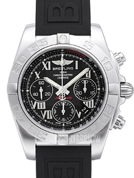 Breitling Chronomat 41 Czarny/Guma Ø41 mm AB014012-BC04-150S-A18S.1