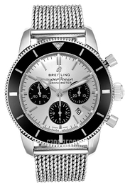 Breitling Superocean Heritage Ii Chronograph Srebrny/Stal Ø44 mm AB0162121G1A1