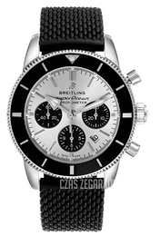 Breitling Superocean Heritage Ii Chronograph Srebrny/Guma Ø44 mm AB0162121G1S1