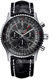 Breitling Navitimer Rattrapante Szary/Skóra Ø45 mm AB03102A1F1P1