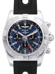 Breitling Chronomat GMT Niebieski/Guma Ø47 mm AB041012-C835-201S-A20D.2