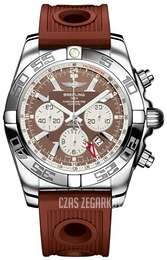 Breitling Chronomat GMT Brązowy/Guma Ø47 mm AB041012-Q586-206S-A20D.2