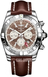 Breitling Chronomat GMT Brązowy/Skóra Ø47 mm AB041012-Q586-443X-A20BA.1