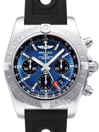 Breitling Chronomat 44 GMT Niebieski/Guma Ø44 mm AB042011-C852-200S-A20D.2