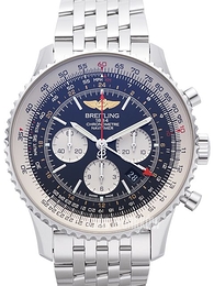Breitling Navitimer GMT Czarny/Stal Ø48 mm AB044121-BD24-443A
