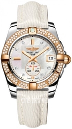 Breitling Galactic 36 Biały/Skóra Ø36 mm C3733053.A725.236X.A16BA.1