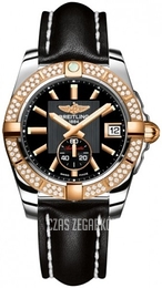 Breitling Galactic 36 Czarny/Skóra Ø36 mm C3733053.BA54.414X.A16BA.1