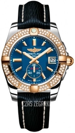 Breitling Galactic 36 Niebieski/Skóra Ø36 mm C3733053.C831.215X.A16BA.1