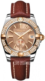 Breitling Galactic 36 Brązowy/Skóra Ø36 mm C3733053.Q584.216X.A16BA.1