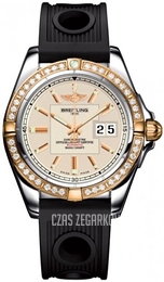 Breitling Galactic 41 Srebrny/Guma Ø41 mm C49350LA-G701-202S-A18D.2