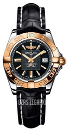 Breitling Galactic 32 Czarny/Skóra Ø31.8 mm C71356L2.BA12.777P.A14BA.1