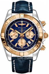 Breitling Chronomat 44 Niebieski/Skóra Ø44 mm CB0110121C1P2