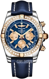 Breitling Chronomat 44 Niebieski/Skóra Ø44 mm CB011053-C790-105X-A20BA.1