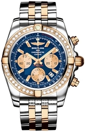 Breitling Chronomat 44 Niebieski/Stal Ø44 mm CB011053-C790-375C