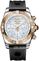 Breitling Chronomat 41 Biały/Guma Ø41 mm CB0140AA-A723-202S-A18D.2