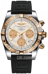 Breitling Chronomat 41 Srebrny/Guma Ø41 mm CB0140AA-G713-150S-A18S.1
