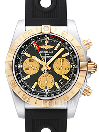 Breitling Chronomat 44 GMT Czarny/Guma Ø44 mm CB042012-BB86-200S-A20D.2