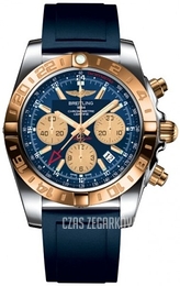 Breitling Chronomat 44 GMT Niebieski/Guma Ø44 mm CB042012-C858-145S-A20S.1