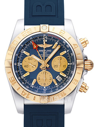 Breitling Chronomat 44 GMT Niebieski/Guma Ø44 mm CB042012-C858-158S-A20S.1