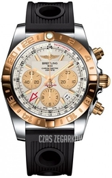 Breitling Chronomat 44 GMT Srebrny/Guma Ø44 mm CB042012-G755-200S-A20D.2