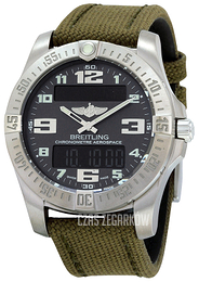 Breitling Prof. Aerospace Evo Szary/Skóra Ø43 mm E7936310-F562-106W-A20BASA.1