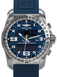 Breitling Breitling Cockpit B50 Niebieski/Guma Ø46 mm EB501019-C904-160S-E20DSA.2