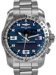 Breitling Breitling Cockpit B50 Niebieski/Tytan Ø46 mm EB501019-C904-176E