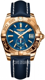 Breitling Galactic 36 Niebieski/Skóra Ø36 mm H3733012.C831.194X.H16BA.1