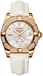 Breitling Galactic 36 Biały/Skóra Ø36 mm H3733053.A725.236X.H16BA.1