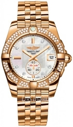 Breitling Galactic 36 Biały/18 karatowe różowe złoto Ø36 mm H3733053.A725.376H