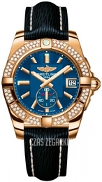 Breitling Galactic 36 Niebieski/Skóra Ø36 mm H3733053.C831.215X.H16BA.1