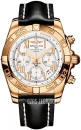 Breitling Chronomat 44 Biały/Skóra Ø44 mm HB011012-A692-435X-H20BA.1