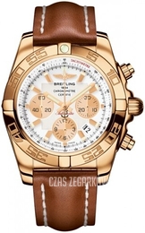 Breitling Chronomat 44 Biały/Skóra Ø44 mm HB011012-A696-433X-H20BA.1