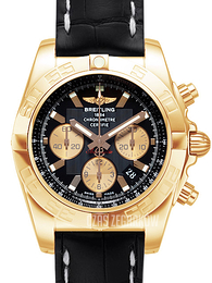 Breitling Chronomat 44 Czarny/Skóra Ø44 mm HB011012-B968-743P-H20BA.1