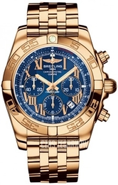 Breitling Chronomat 44 Niebieski/18 karatowe różowe złoto Ø44 mm HB011012-C784-375H