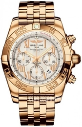 Breitling Chronomat 44 Srebrny/18 karatowe różowe złoto Ø44 mm HB011012-G677-375H