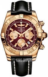 Breitling Chronomat 44 Czerwony/Skóra Ø44 mm HB011012-K524-435X-H20BA.1