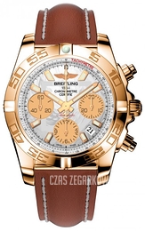 Breitling Chronomat 41 Biały/Skóra Ø41 mm HB014012-A722-425X-H18BA.1