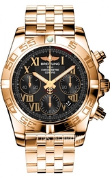 Breitling Chronomat 41 Czarny/18 karatowe różowe złoto Ø41 mm HB014012-BC08-378H