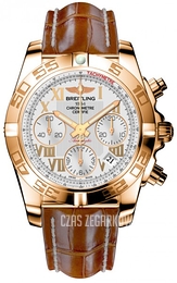 Breitling Chronomat 41 Srebrny/Skóra Ø41 mm HB014012-G759-722P-H18BA.1