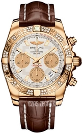 Breitling Chronomat 41 Srebrny/Skóra Ø41 mm HB0140AA-G713-724P-H18BA.1