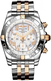 Breitling Chronomat 44 Biały/Stal Ø44 mm IB011012-A693-375C