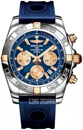 Breitling Chronomat 44 Niebieski/Guma Ø44 mm IB011012-C790-211S-A20D.2