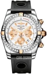 Breitling Chronomat 44 Biały/Guma Ø44 mm IB011053-A696-200S-A20D.2