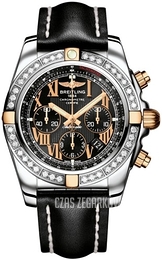 Breitling Chronomat 44 Czarny/Skóra Ø44 mm IB011053-B957-435X-A20BA.1